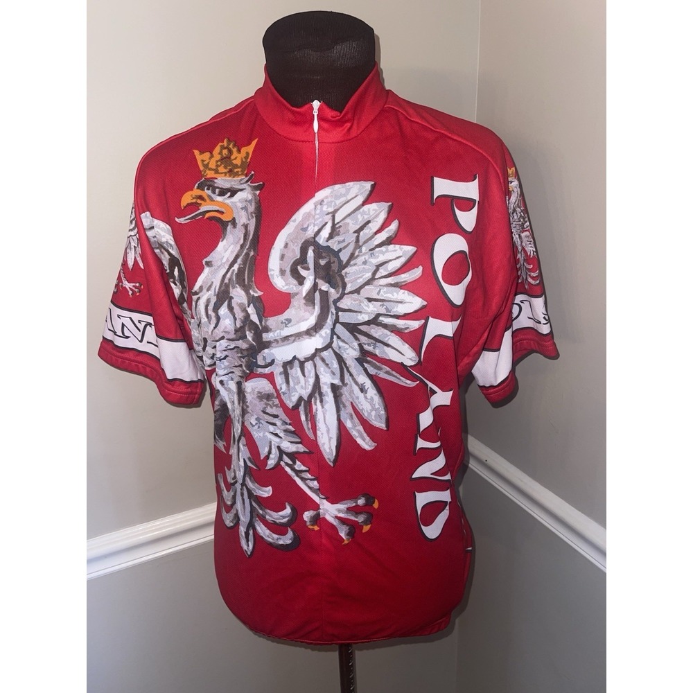 World Jerseys Poland Men's L Cycling Eagle